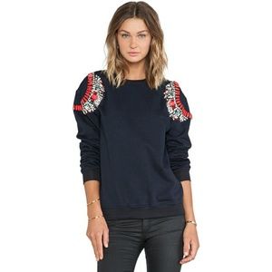 Anthropologie/Hemant Nandita embellished/jeweled sweatshirt S